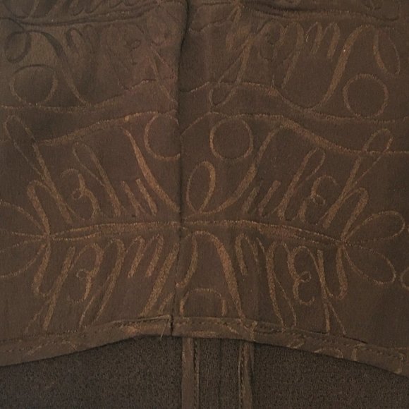 TULEH Brown Fringe Wool Blend Evening Jacket - Picture 11 of 14